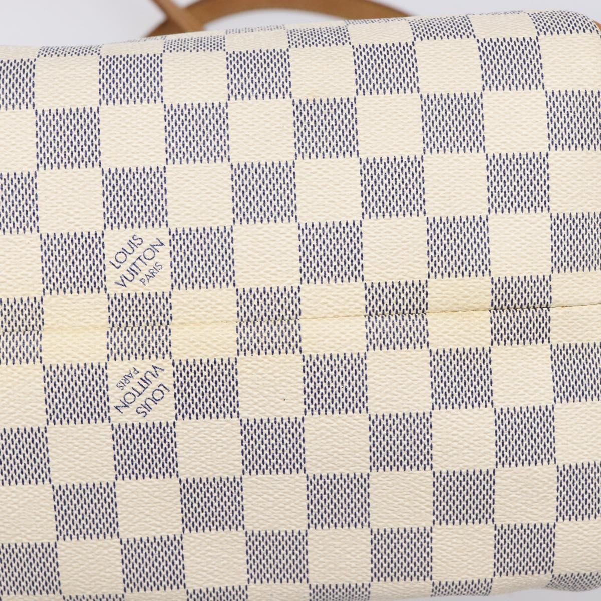 LOUIS VUITTON Damier Azur Totally MM Tote Bag N51262 LV Auth 213724
