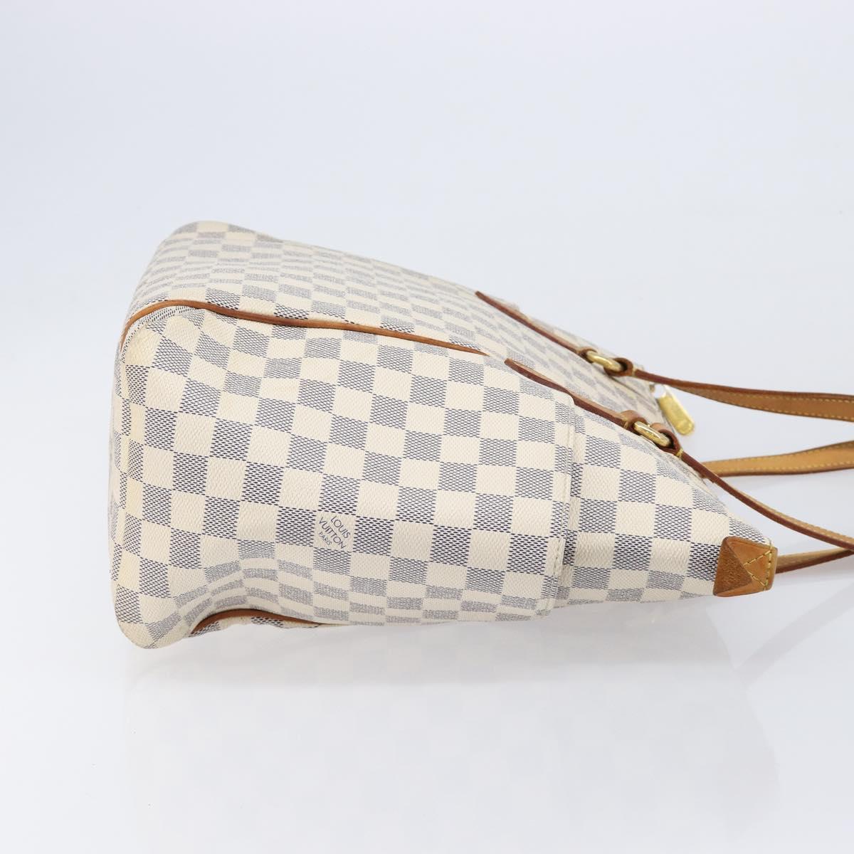 LOUIS VUITTON Damier Azur Totally MM Tote Bag N51262 LV Auth 213724