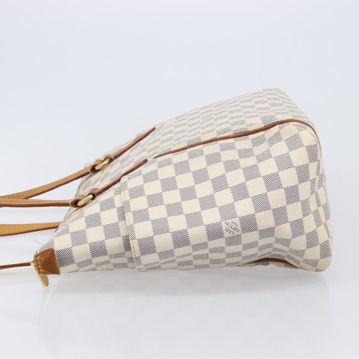 LOUIS VUITTON Damier Azur Totally MM Tote Bag N51262 LV Auth 213724