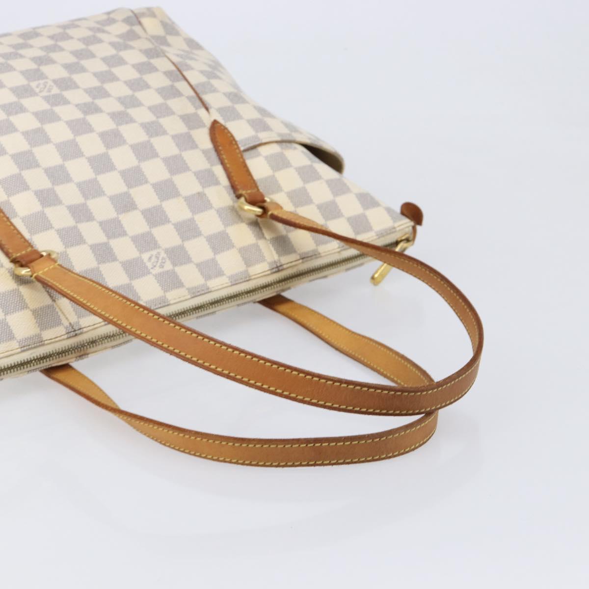 LOUIS VUITTON Damier Azur Totally MM Tote Bag N51262 LV Auth 213724