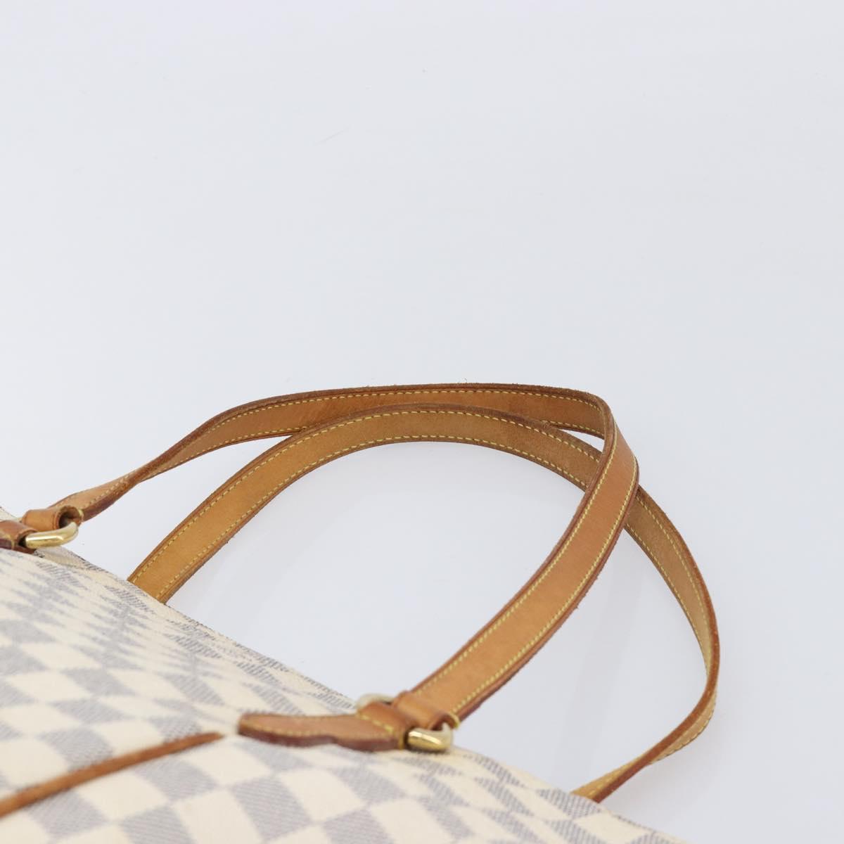 LOUIS VUITTON Damier Azur Totally MM Tote Bag N51262 LV Auth 213724