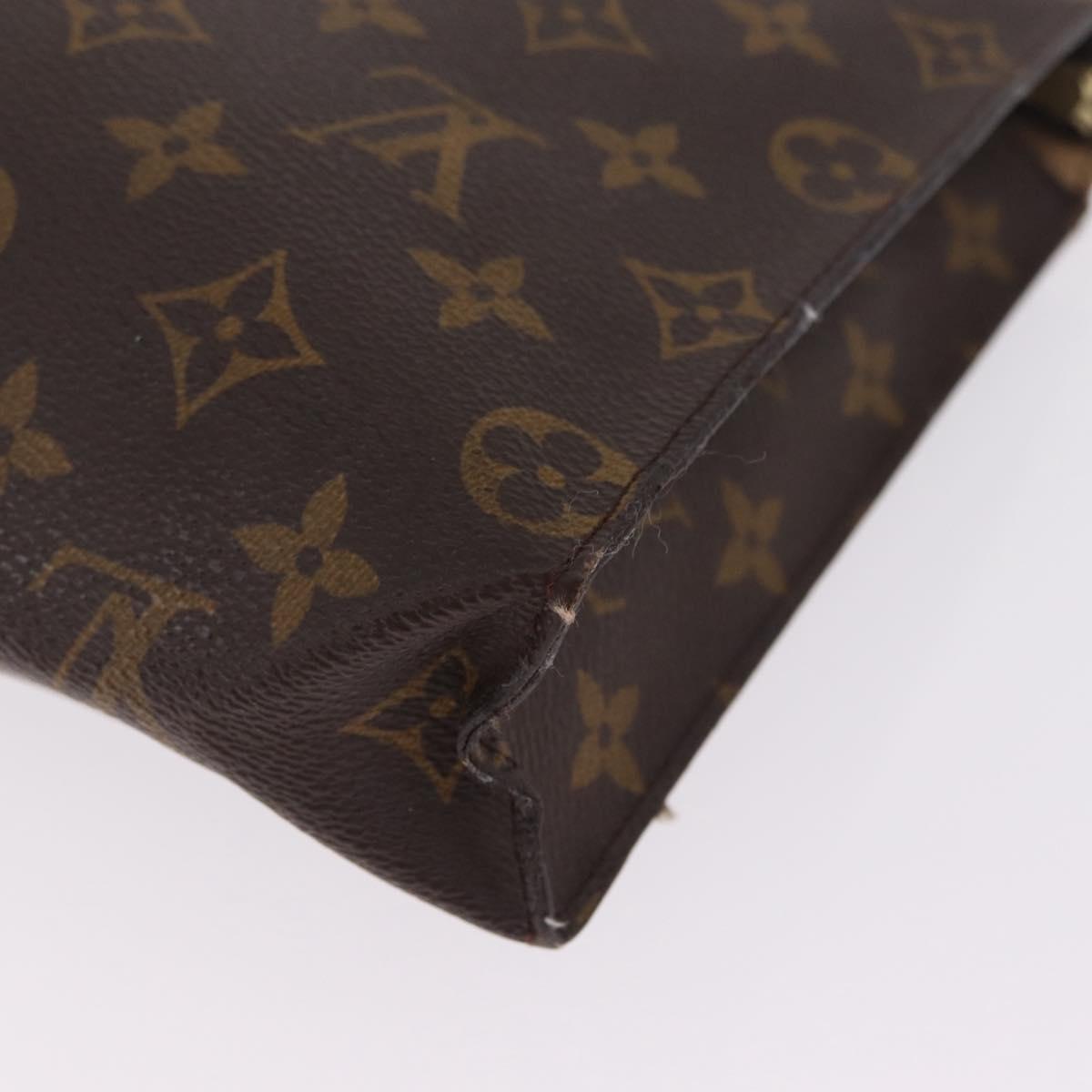 LOUIS VUITTON Monogram Poche Toilette 26 Pouch M47542 LV Auth 213787