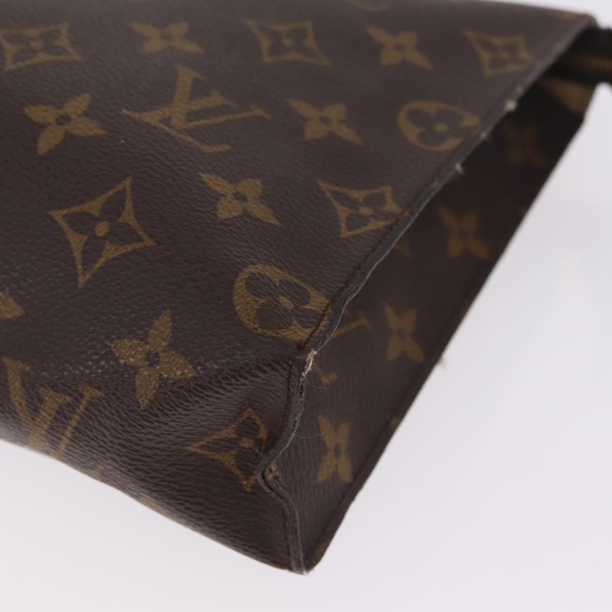 LOUIS VUITTON Monogram Poche Toilette 26 Pouch M47542 LV Auth 213787