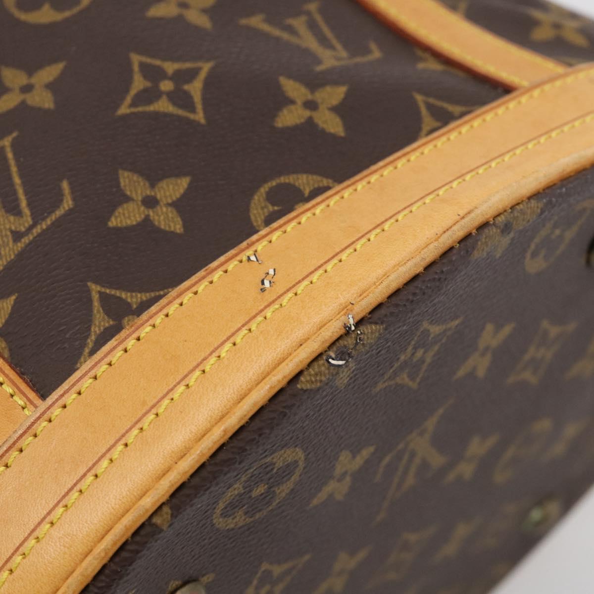 LOUIS VUITTON Monogram Bucket GM Shoulder Bag M42236 LV Auth 213845