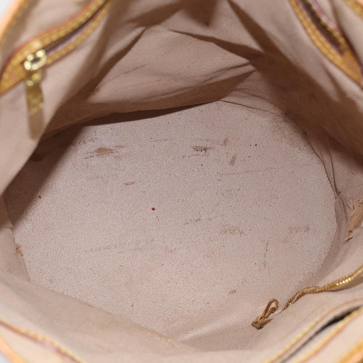 LOUIS VUITTON Monogram Bucket GM Shoulder Bag M42236 LV Auth 213845