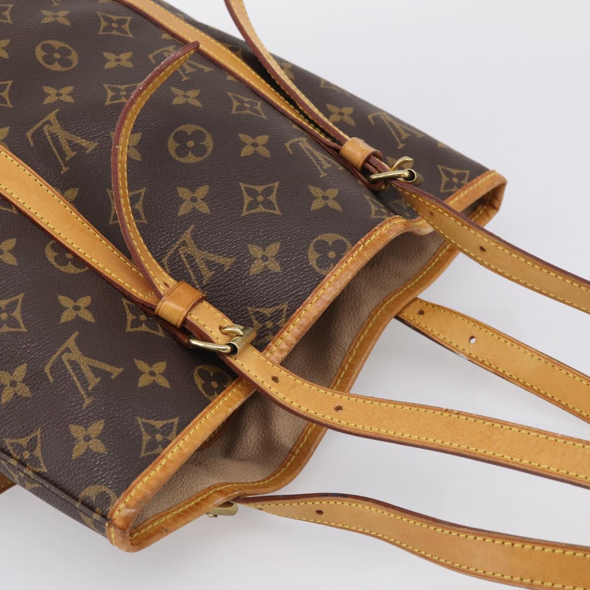 LOUIS VUITTON Monogram Bucket GM Shoulder Bag M42236 LV Auth 213845