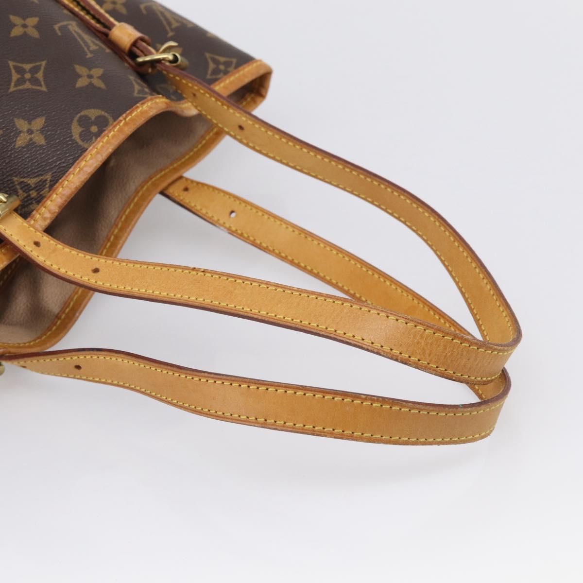 LOUIS VUITTON Monogram Bucket GM Shoulder Bag M42236 LV Auth 213845