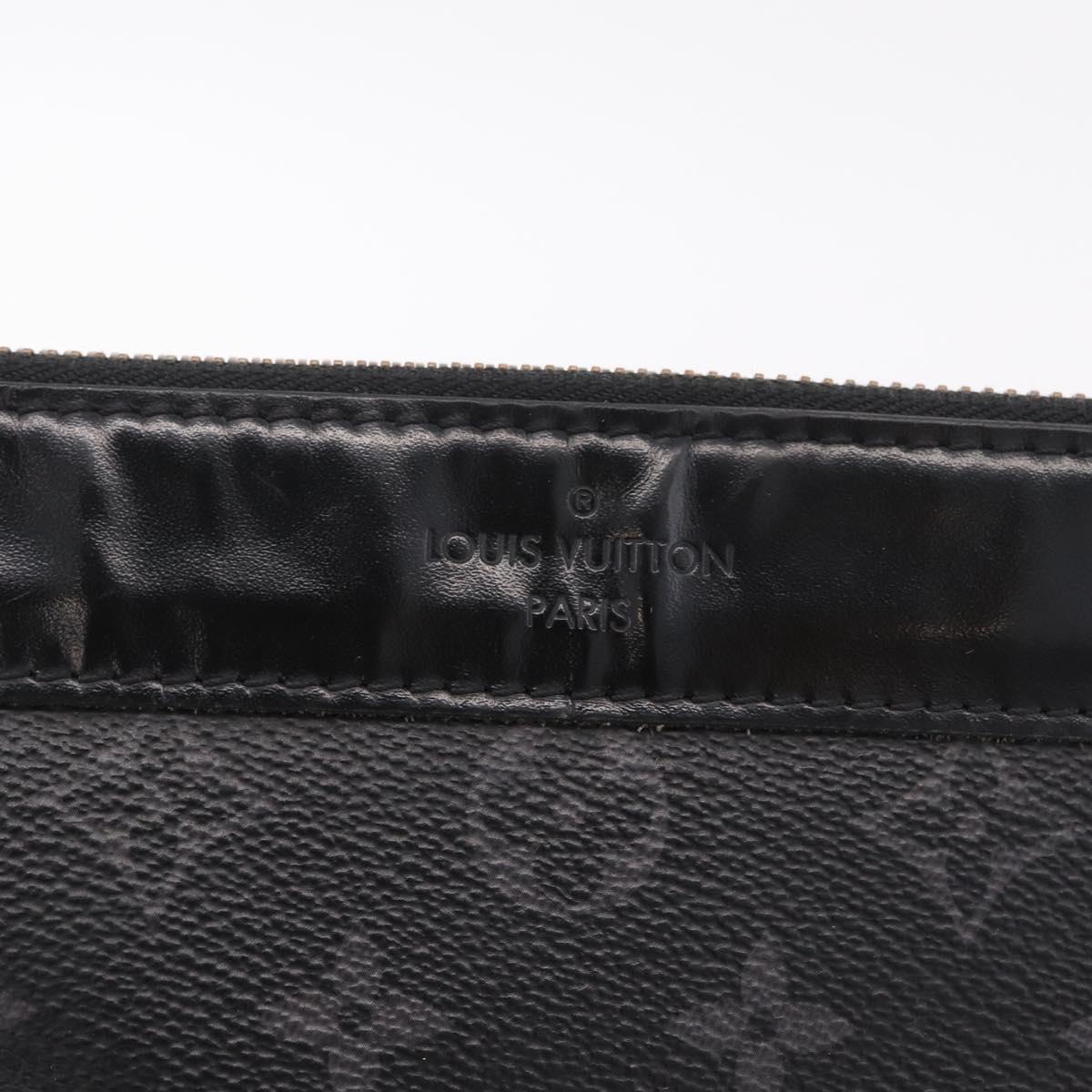 LOUIS VUITTON Monogram Eclipse Pochette Discovery Bag M62291 LV Auth 213849A