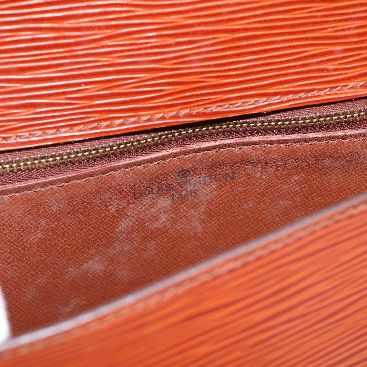 LOUIS VUITTON Epi Saint Cloud GM Shoulder Bag Brown M52193 LV Auth 213853