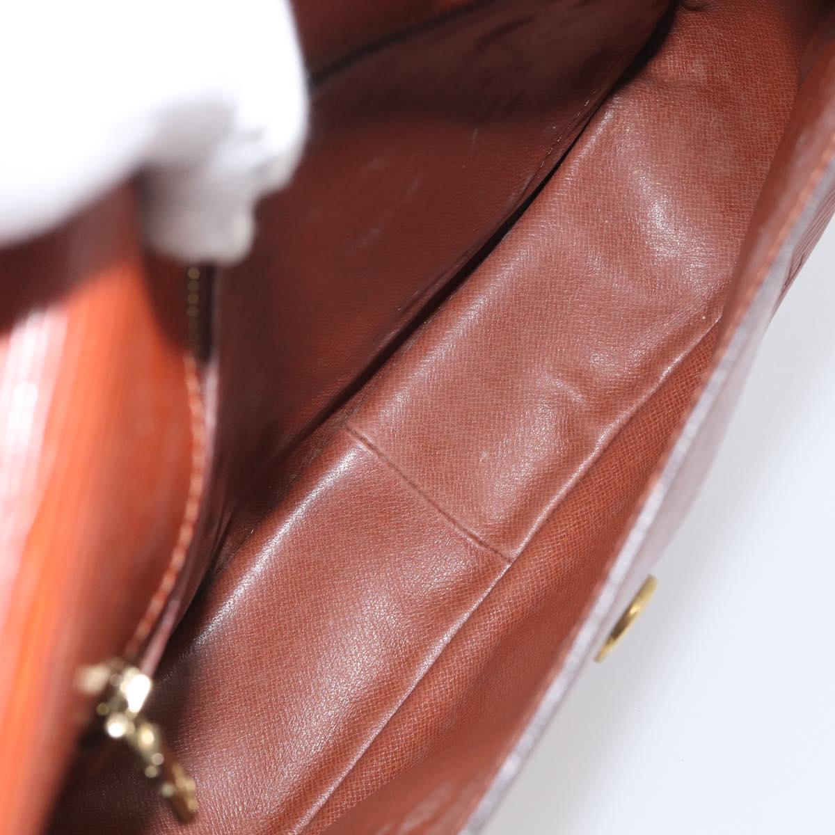 LOUIS VUITTON Epi Saint Cloud GM Shoulder Bag Brown M52193 LV Auth 213853