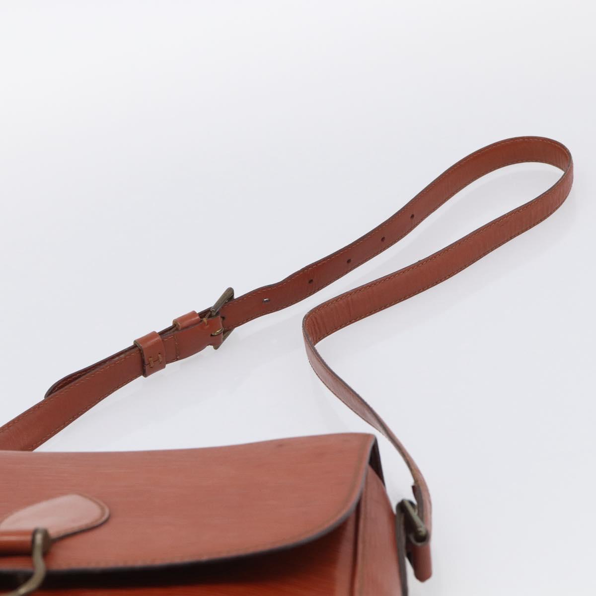 LOUIS VUITTON Epi Saint Cloud GM Shoulder Bag Brown M52193 LV Auth 213853