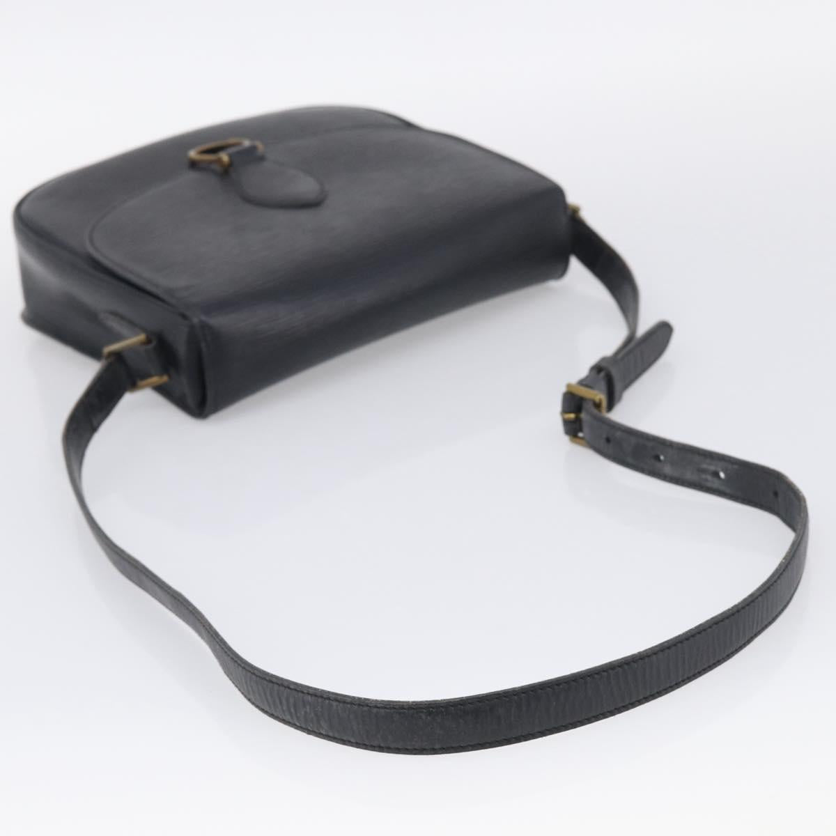 LOUIS VUITTON Epi Saint Cloud GM Shoulder Bag Black Noir M52192 LV Auth 213855