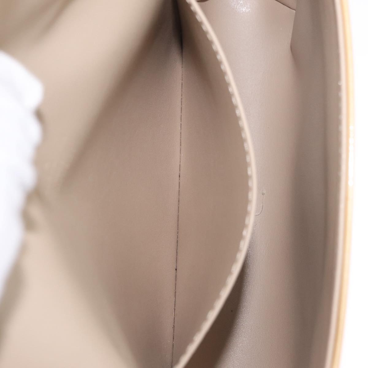 LOUIS VUITTON Monogram Vernis Thompson Street Bag Beige M91301 LV Auth 213857A