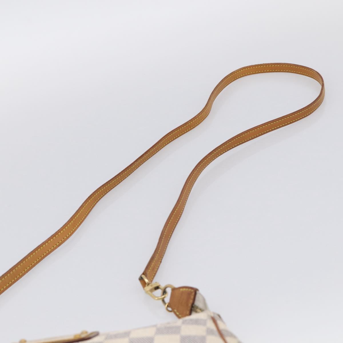 LOUIS VUITTON Damier Azur Eva Shoulder Bag 2way N55214 LV Auth 213865A