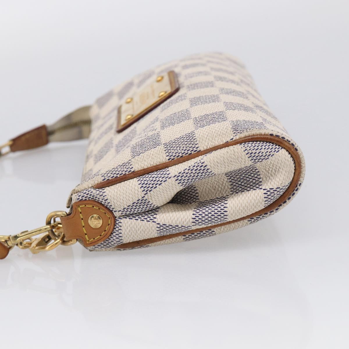LOUIS VUITTON Damier Azur Eva Shoulder Bag 2way N55214 LV Auth 213865A