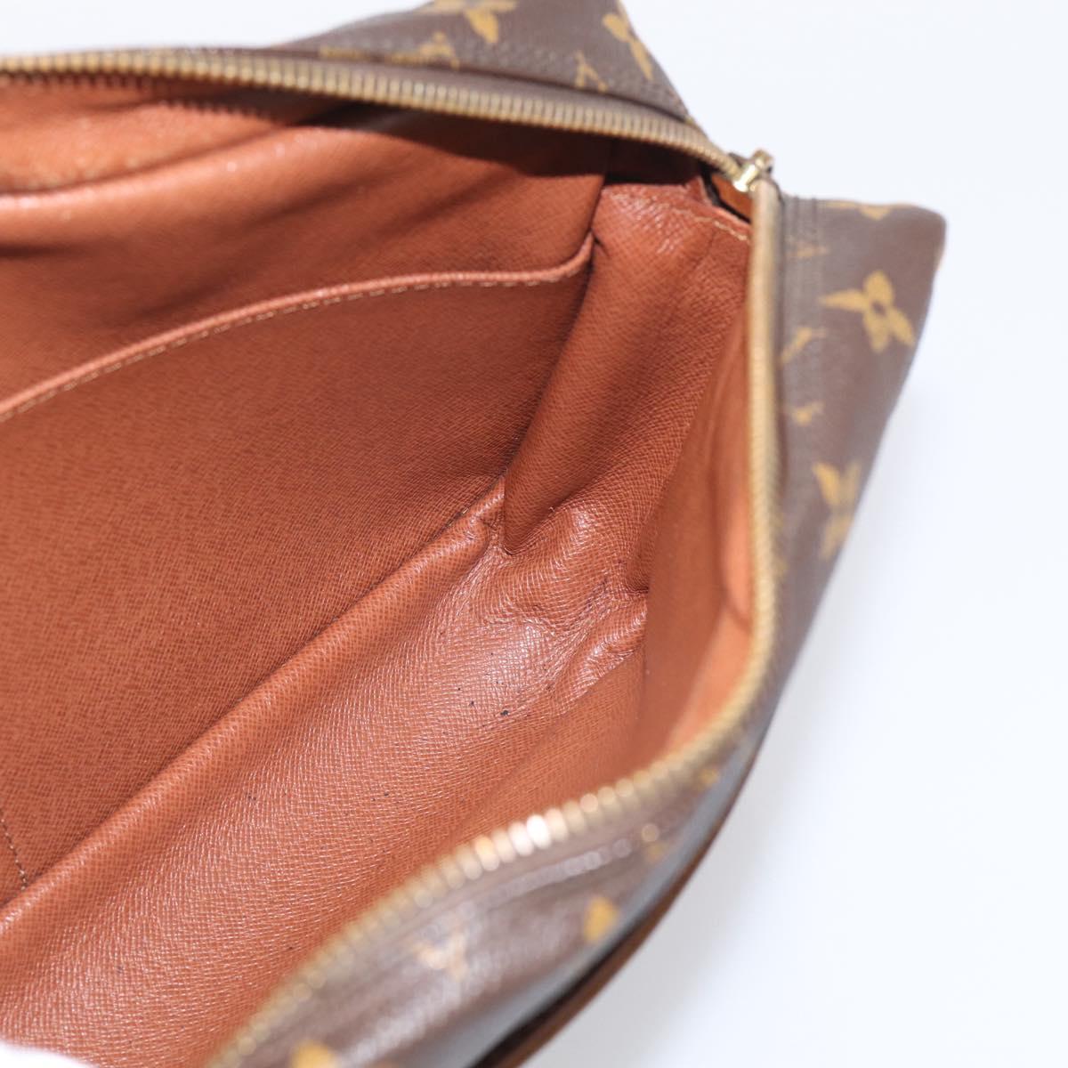 LOUIS VUITTON Monogram Compiegne 28 Clutch Bag M51845 LV Auth 213870
