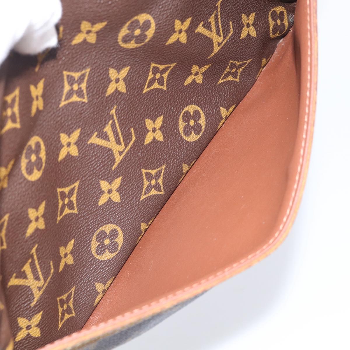 LOUIS VUITTON Monogram Compiegne 28 Clutch Bag M51845 LV Auth 213870