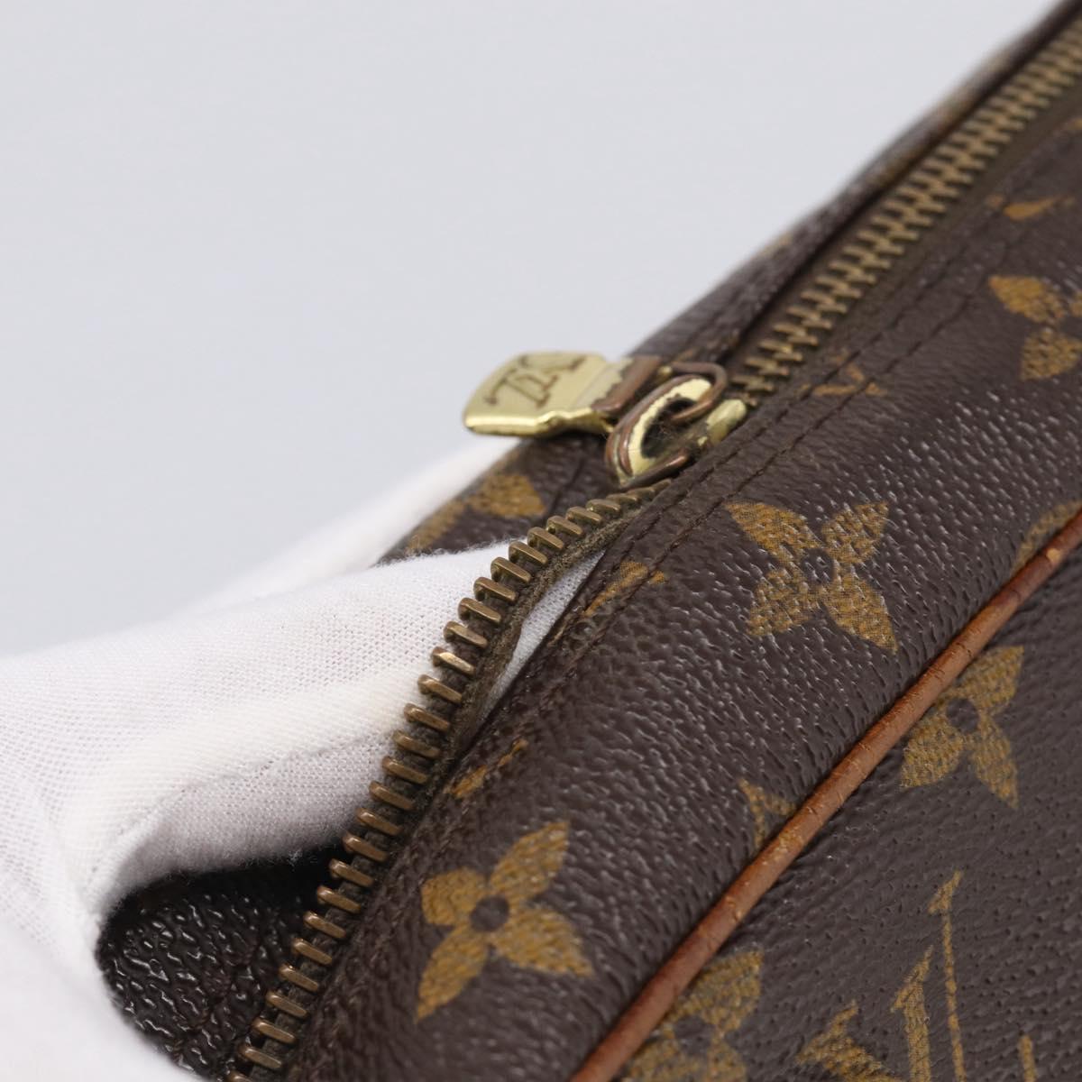 LOUIS VUITTON Monogram Compiegne 28 Clutch Bag M51845 LV Auth 213870