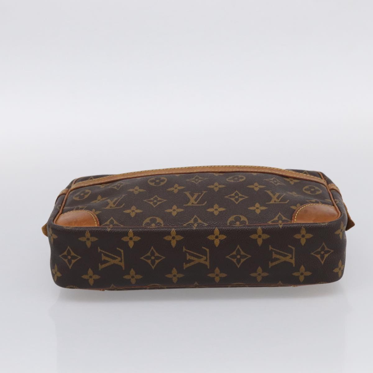 LOUIS VUITTON Monogram Compiegne 28 Clutch Bag M51845 LV Auth 213870