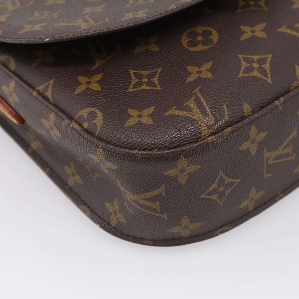 LOUIS VUITTON Monogram Saint Cloud GM Shoulder Bag M51242 LV Auth 213871