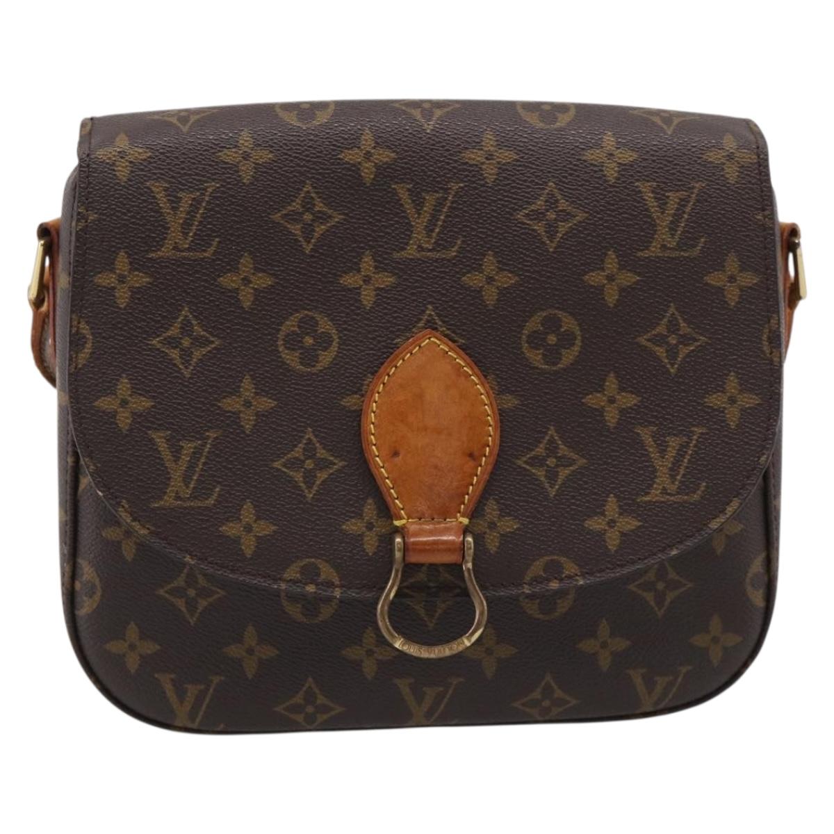 LOUIS VUITTON Monogram Saint Cloud GM Shoulder Bag M51242 LV Auth 213871