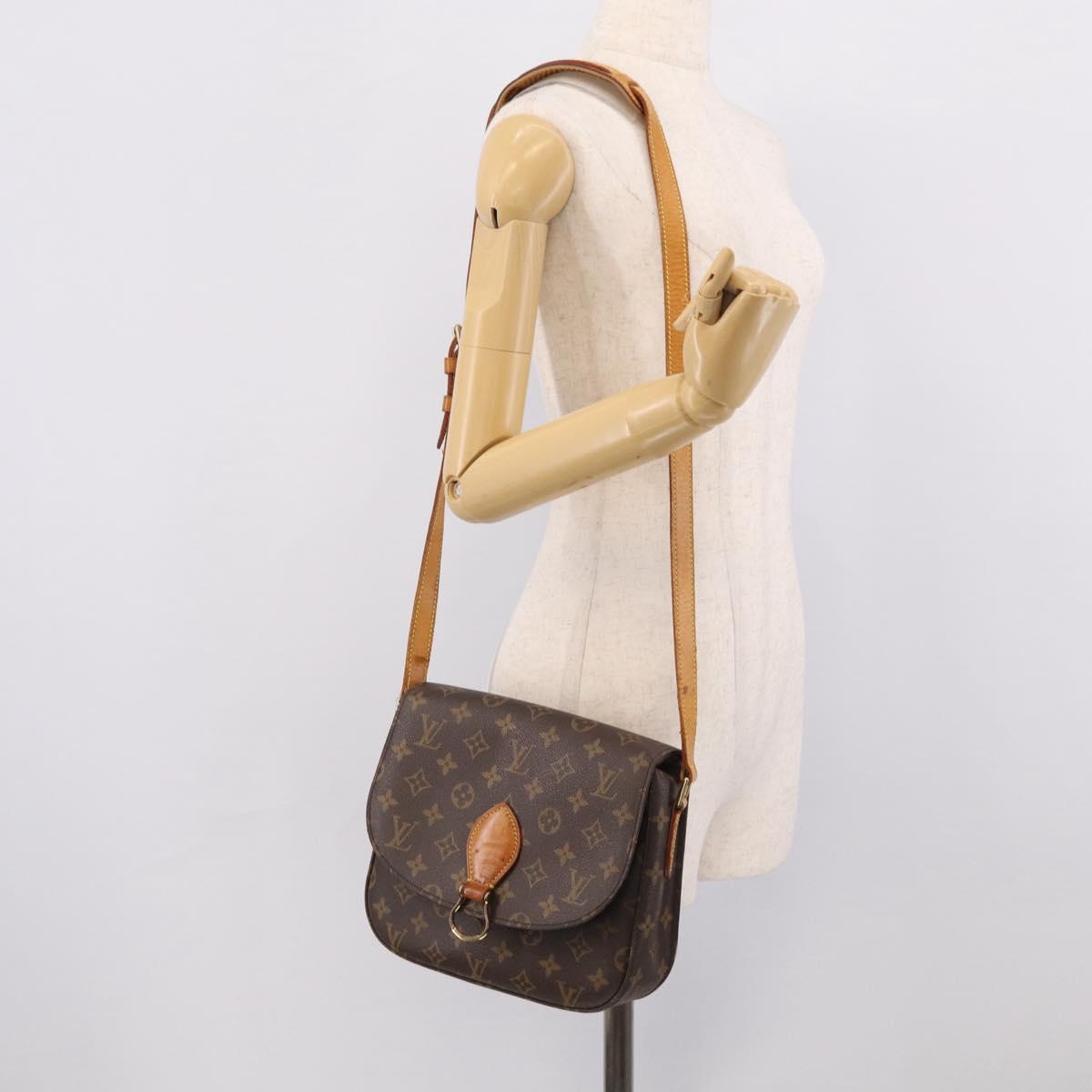 LOUIS VUITTON Monogram Saint Cloud GM Shoulder Bag M51242 LV Auth 213871