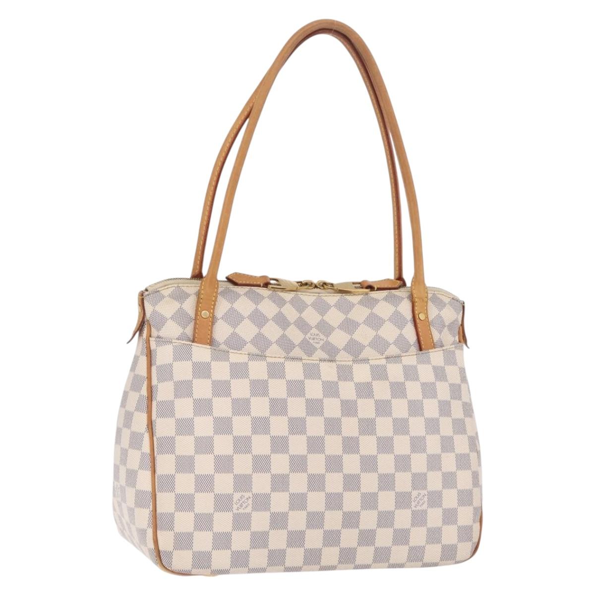 LOUIS VUITTON Damier Azur Figueri PM Shoulder Bag N41176 LV Auth 213875A