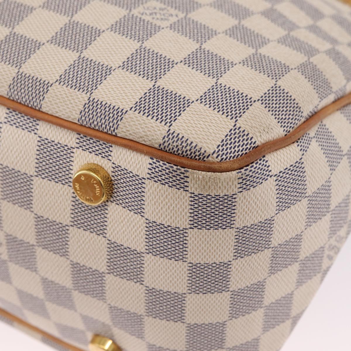 LOUIS VUITTON Damier Azur Figueri PM Shoulder Bag N41176 LV Auth 213875A