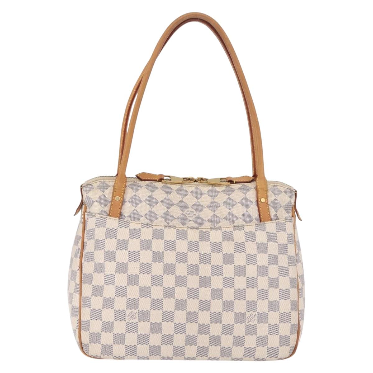 LOUIS VUITTON Damier Azur Figueri PM Shoulder Bag N41176 LV Auth 213875A