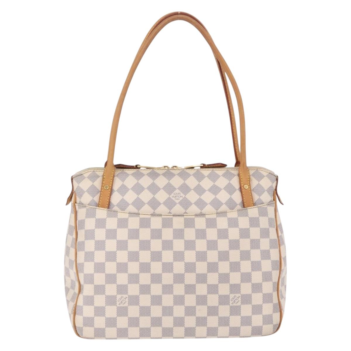 LOUIS VUITTON Damier Azur Figueri PM Shoulder Bag N41176 LV Auth 213875A