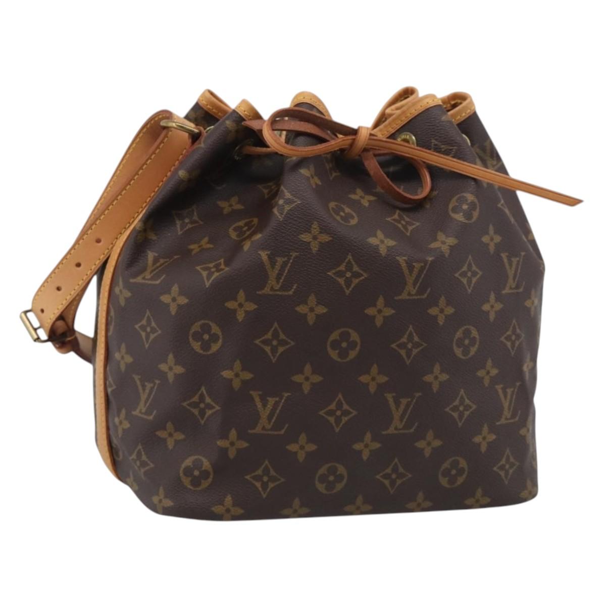 LOUIS VUITTON Monogram Petit Noe Shoulder Bag M42226 LV Auth 213879V