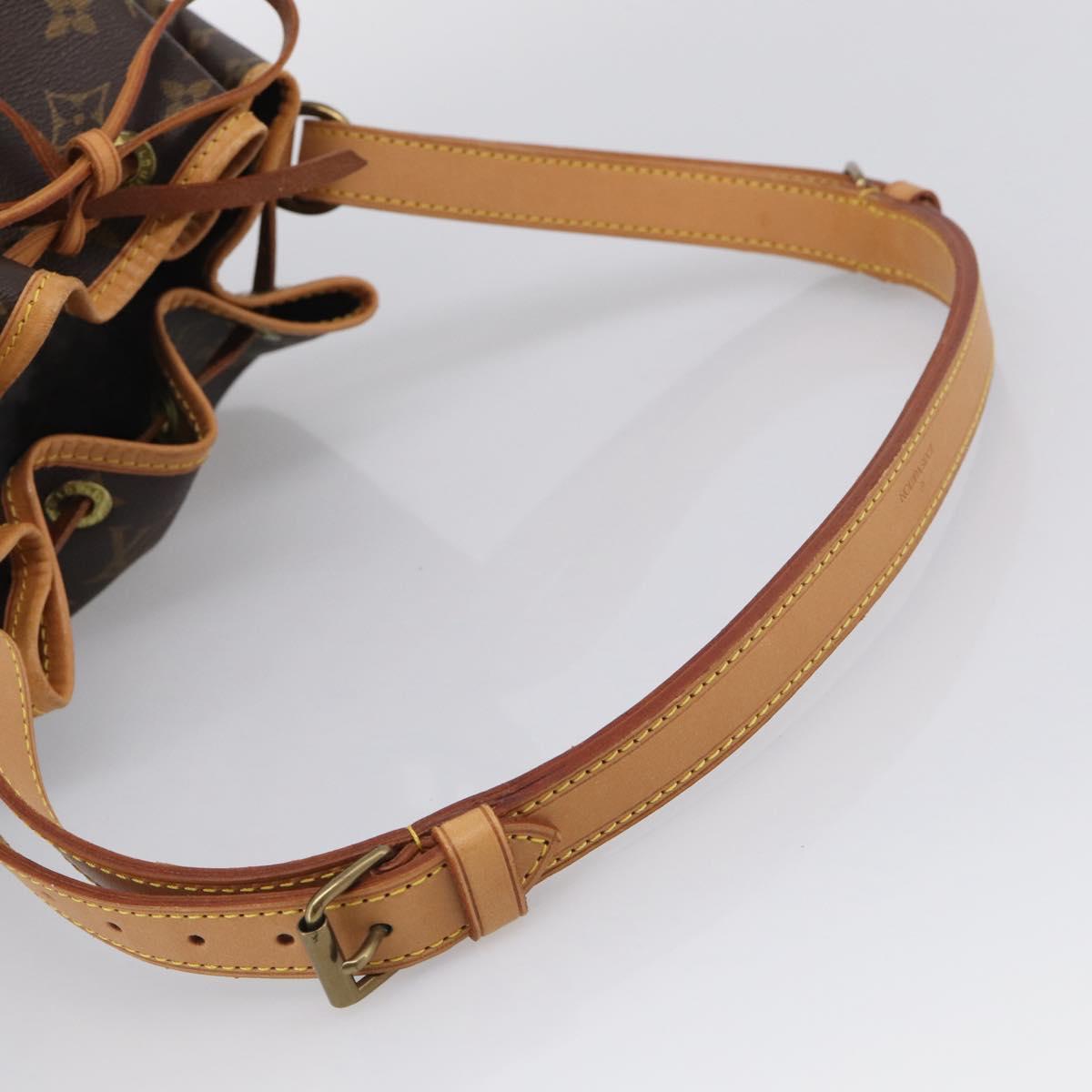 LOUIS VUITTON Monogram Petit Noe Shoulder Bag M42226 LV Auth 213879V