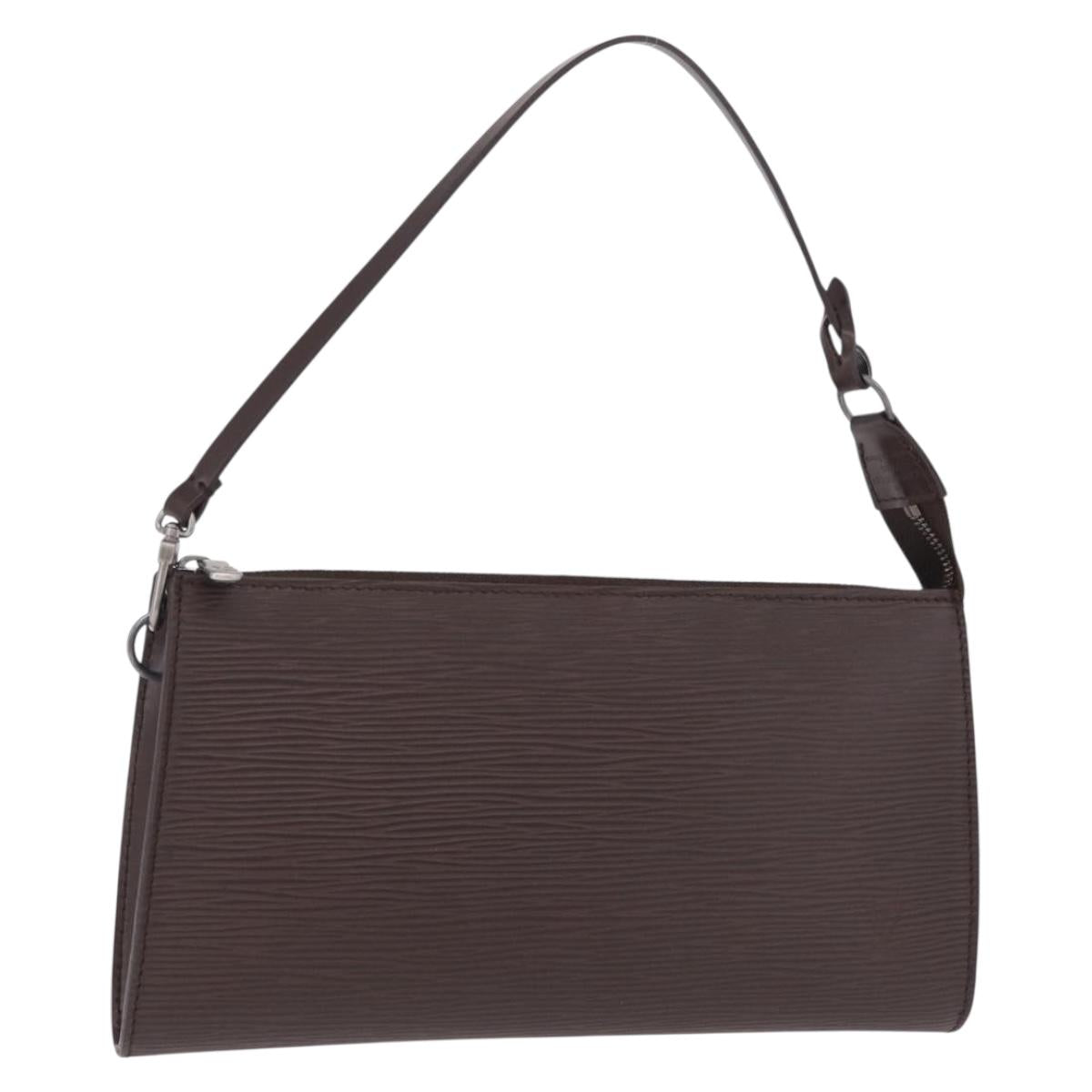 LOUIS VUITTON Epi Pochette Accessoires Pouch Mocha M5294D LV Auth 213880V