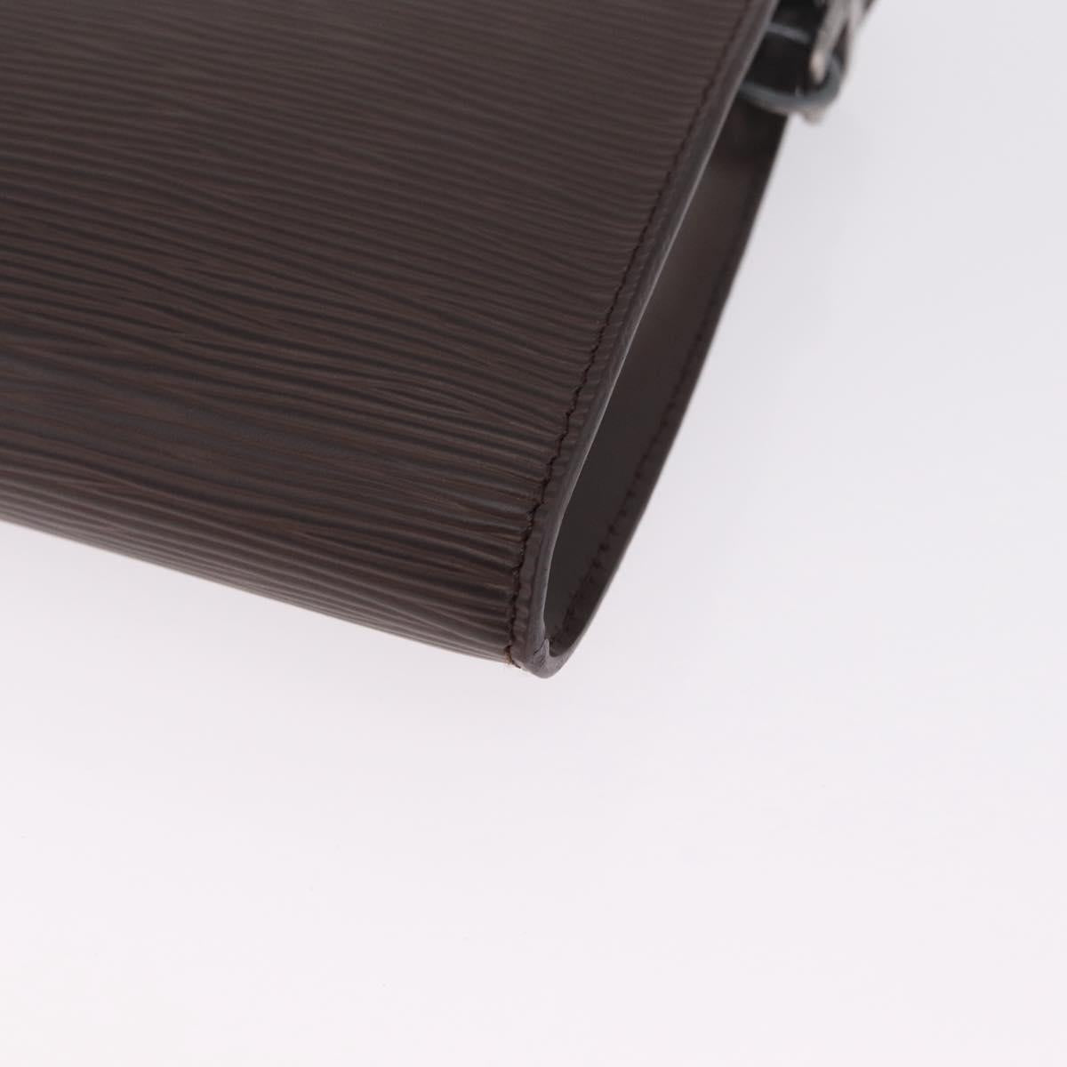 LOUIS VUITTON Epi Pochette Accessoires Pouch Mocha M5294D LV Auth 213880V