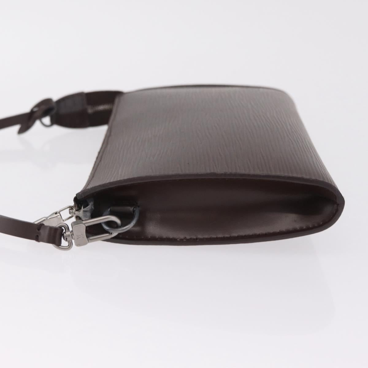 LOUIS VUITTON Epi Pochette Accessoires Pouch Mocha M5294D LV Auth 213880V