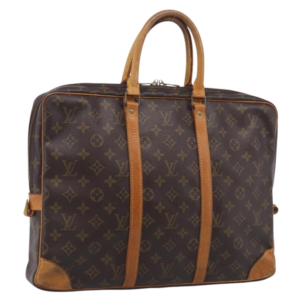 LOUIS VUITTON Monogram Porte Documents Voyage Business Bag M53361 LV Auth 213884
