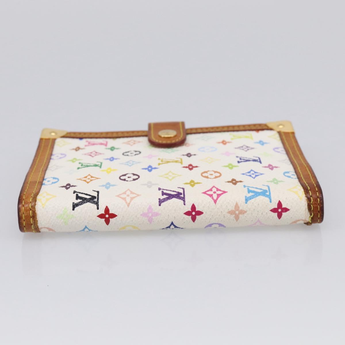 LOUIS VUITTON Multicolor Agenda PM Day Planner Cover White R21074 LV Auth 213886