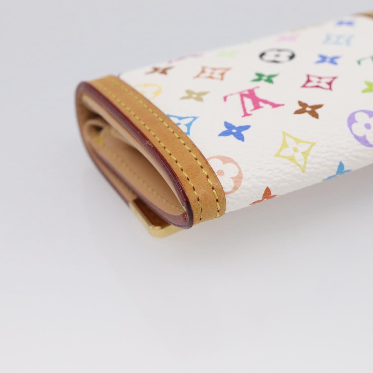 LOUIS VUITTON Multicolor Porte Monnaie Pla Coin Purse M92657 LV Auth 213888V