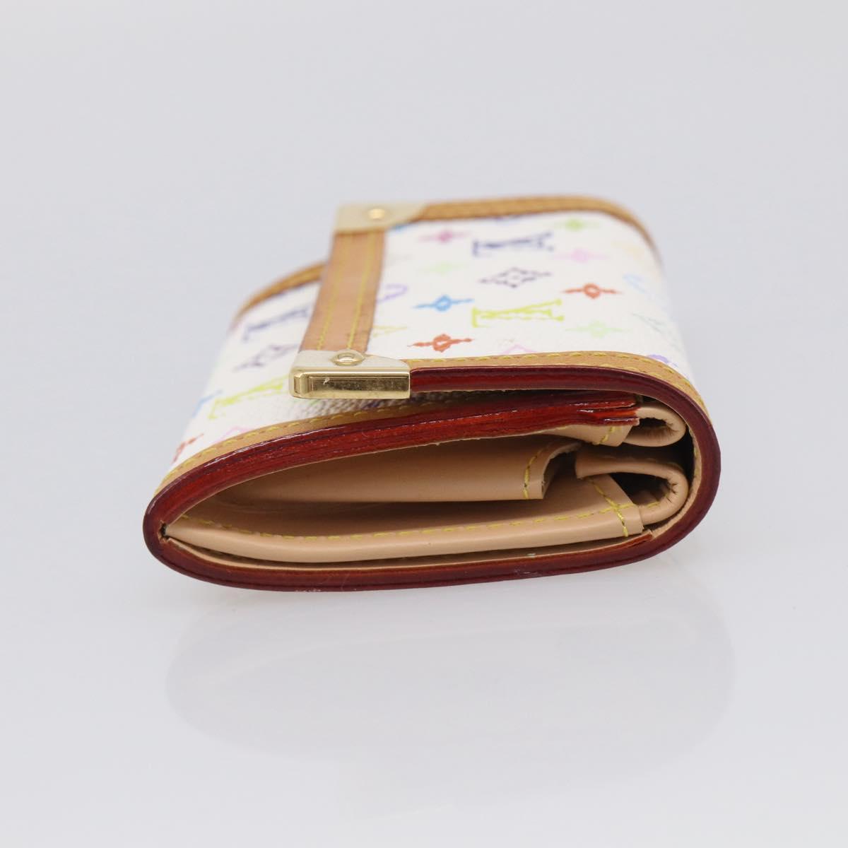 LOUIS VUITTON Multicolor Porte Monnaie Pla Coin Purse M92657 LV Auth 213888V