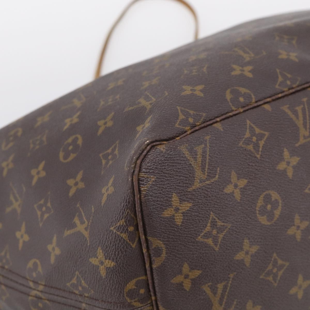 LOUIS VUITTON Monogram Neverfull GM Tote Bag M40157 LV Auth 213895