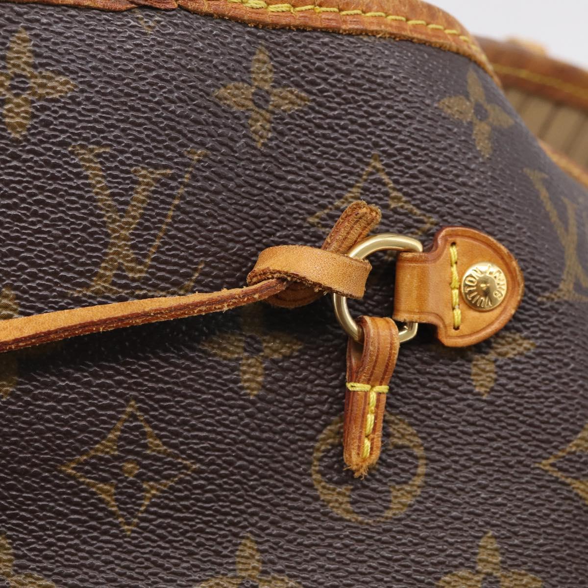 LOUIS VUITTON Monogram Neverfull GM Tote Bag M40157 LV Auth 213895