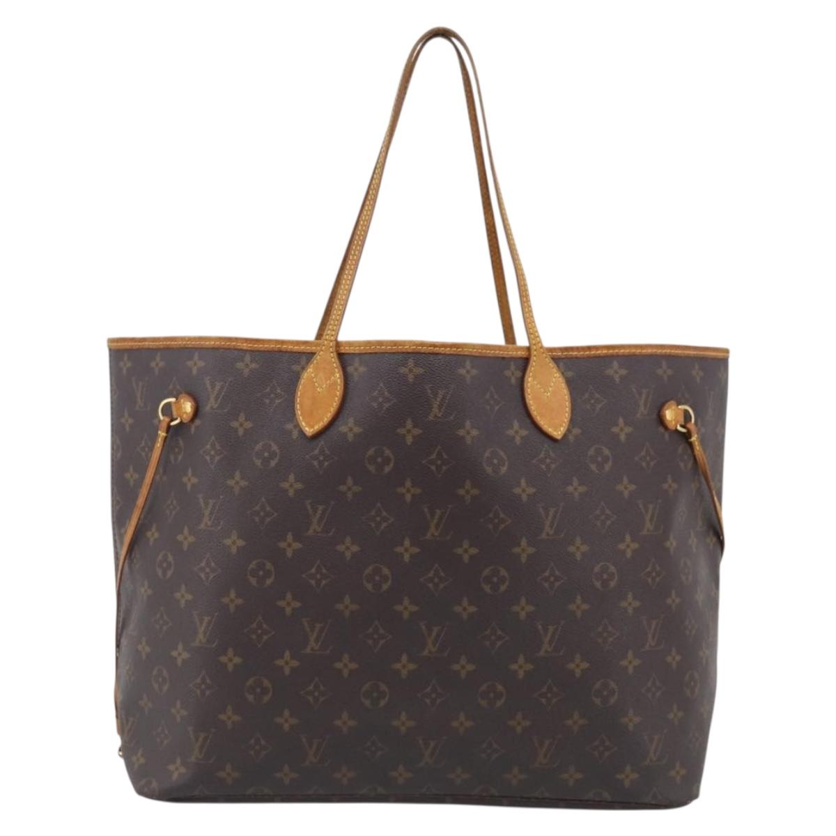 LOUIS VUITTON Monogram Neverfull GM Tote Bag M40157 LV Auth 213895
