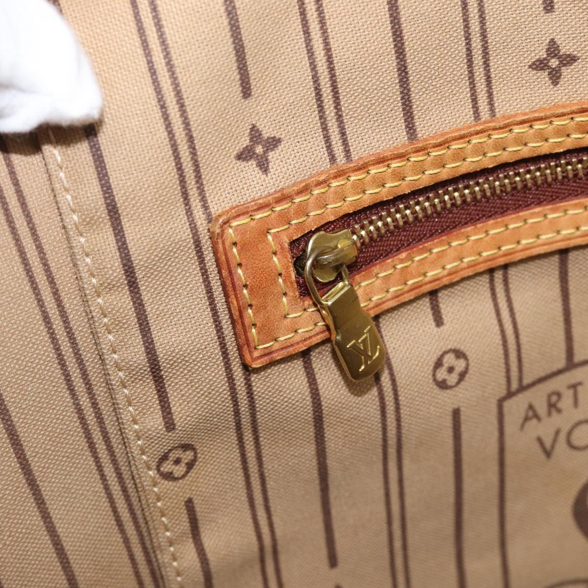 LOUIS VUITTON Monogram Neverfull GM Tote Bag M40157 LV Auth 213895