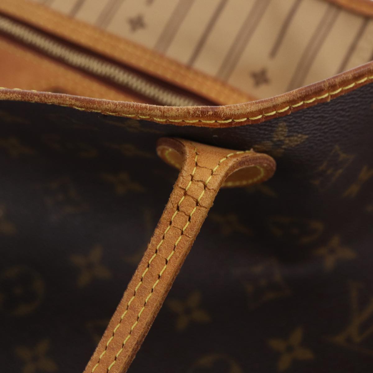 LOUIS VUITTON Monogram Neverfull GM Tote Bag M40157 LV Auth 213895
