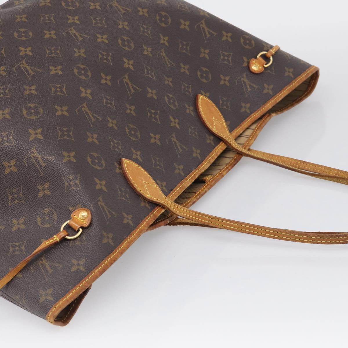 LOUIS VUITTON Monogram Neverfull GM Tote Bag M40157 LV Auth 213895