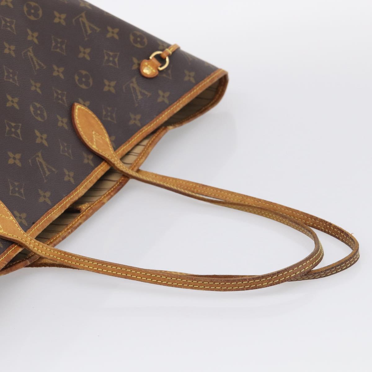 LOUIS VUITTON Monogram Neverfull GM Tote Bag M40157 LV Auth 213895