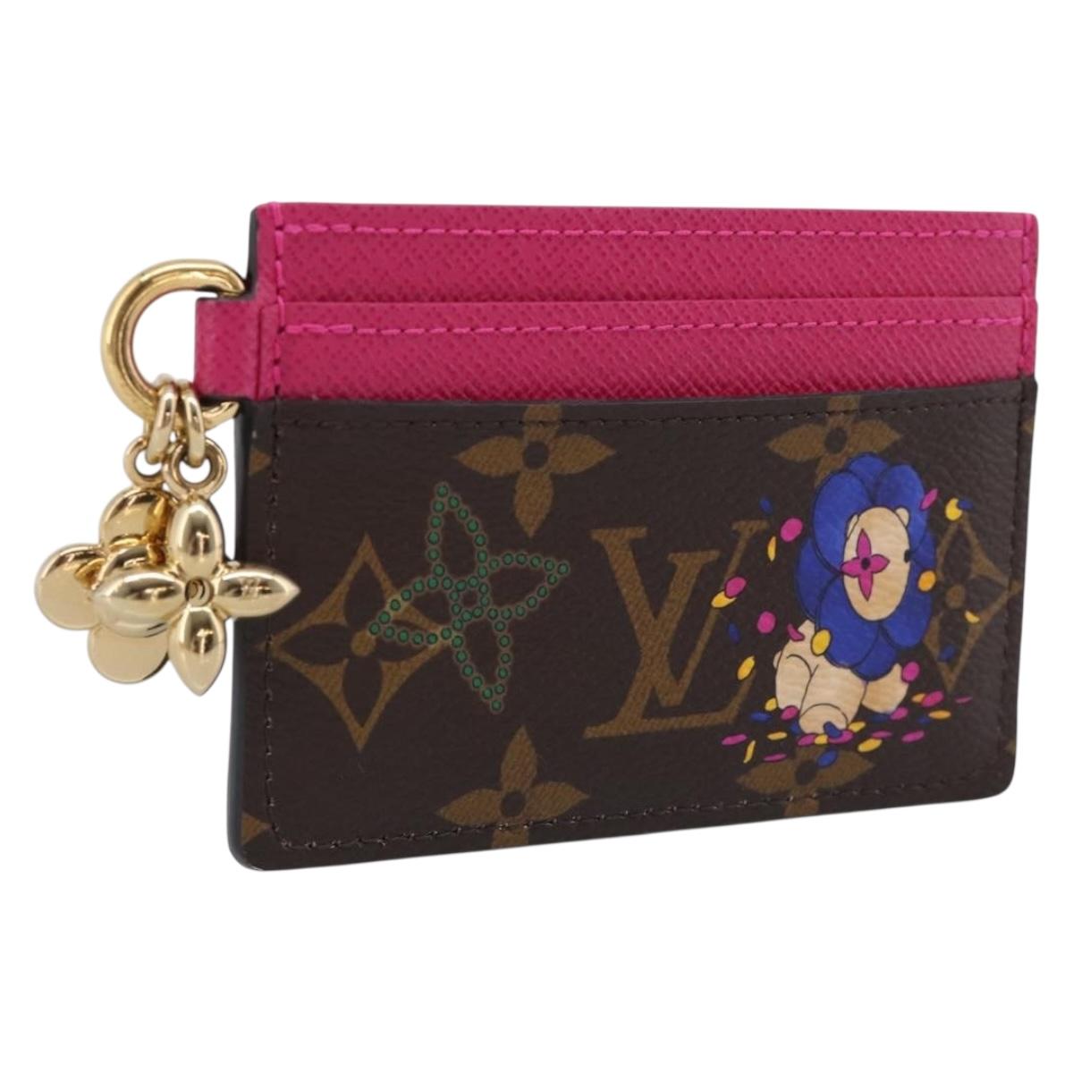 LOUIS VUITTON Vivienne Porte Cartes LVCharm Card Case M15332 LV Auth 213901SAM