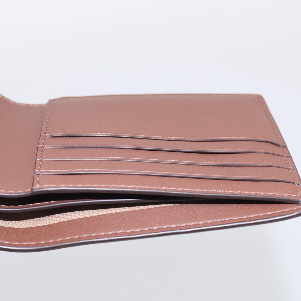 Coach Compact Wallet PEANUTS Collaboration Leather Beige Auth 213905V