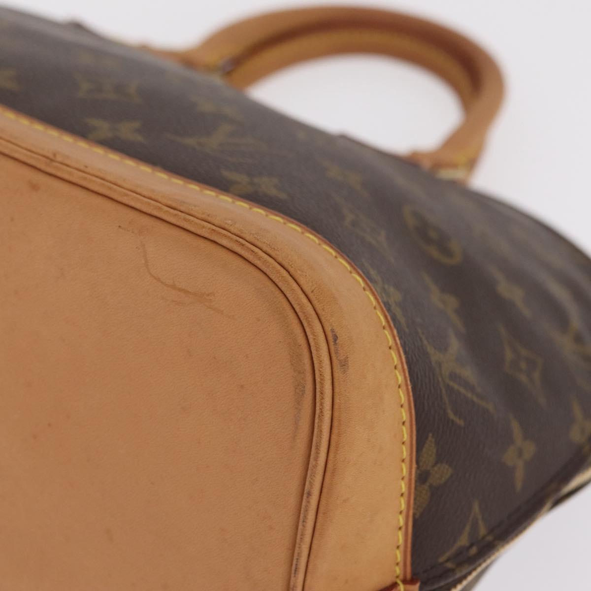 LOUIS VUITTON Monogram Alma Hand Bag M51130 LV Auth 213925V