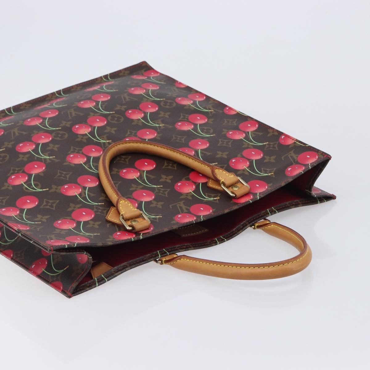 LOUIS VUITTON Monogram Cherry Sac Plat Hand Bag M95010 LV Auth 213928SAV